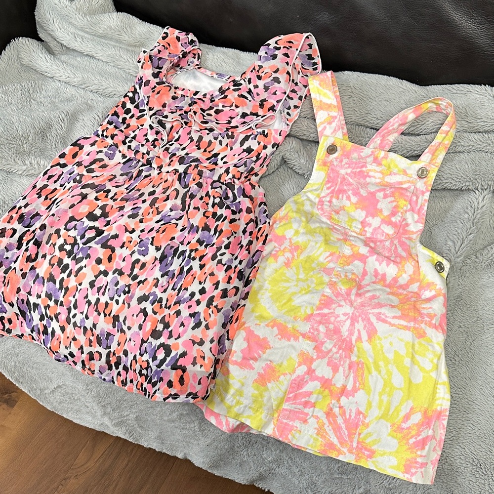 Colorful Leopard and Tie-Dye Dresses